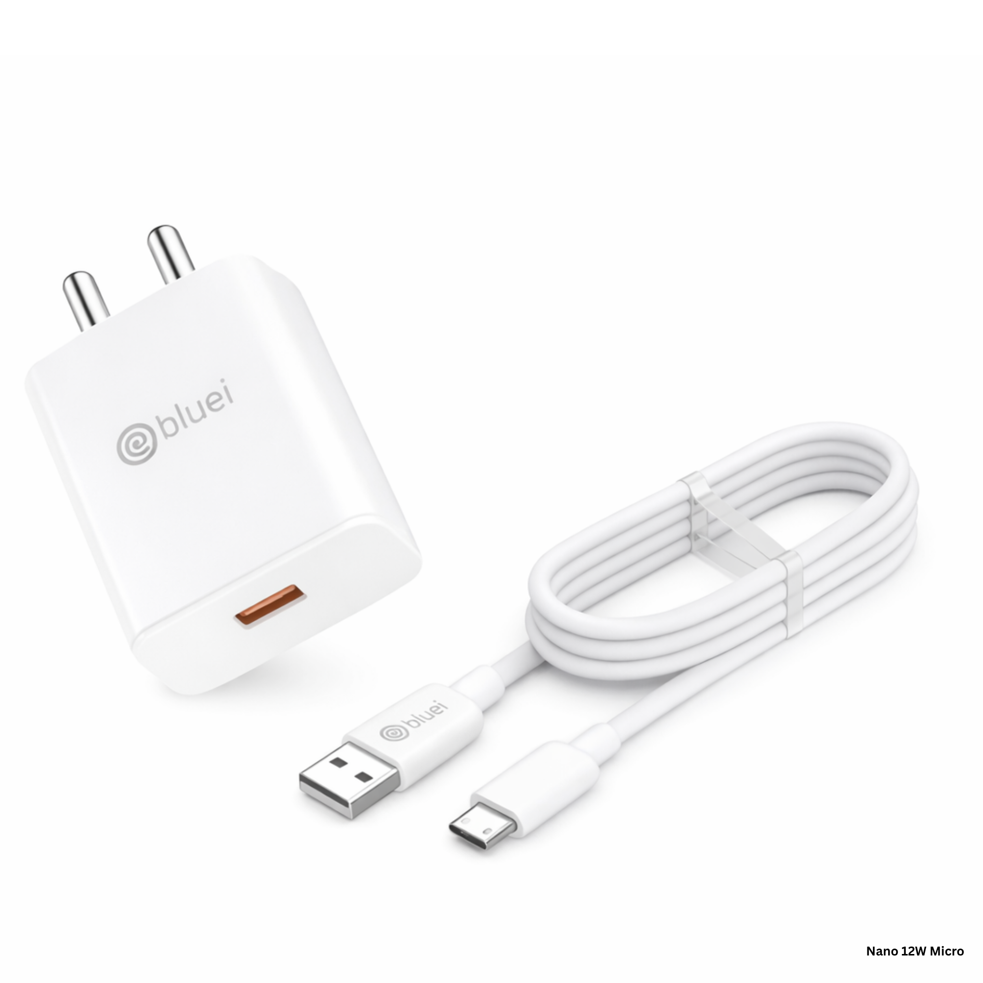Nano 12W Single USB with Micro USB Cable